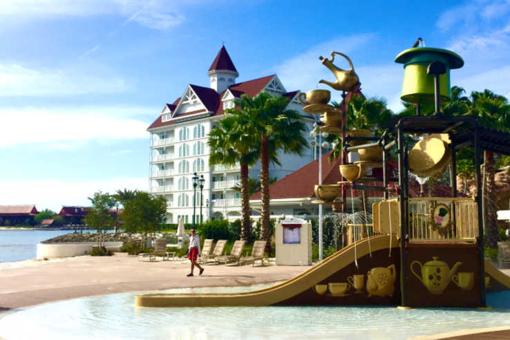 Disney Grand Floridian Pool-Kids Are A Trip