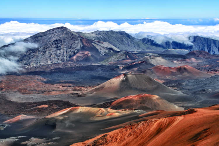 Haleakala Crater in Maui