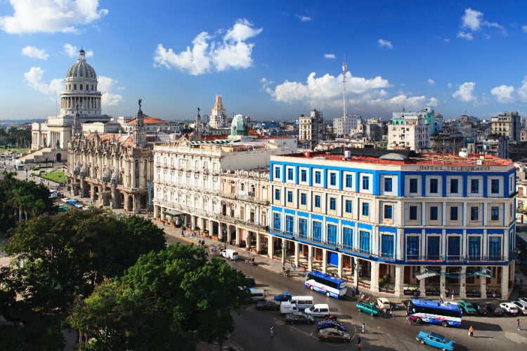 Havana Cuba historic center