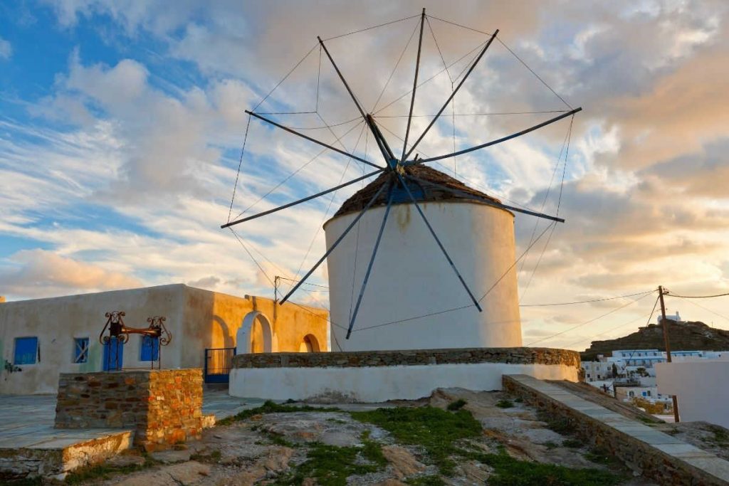 Ios Greece windmill