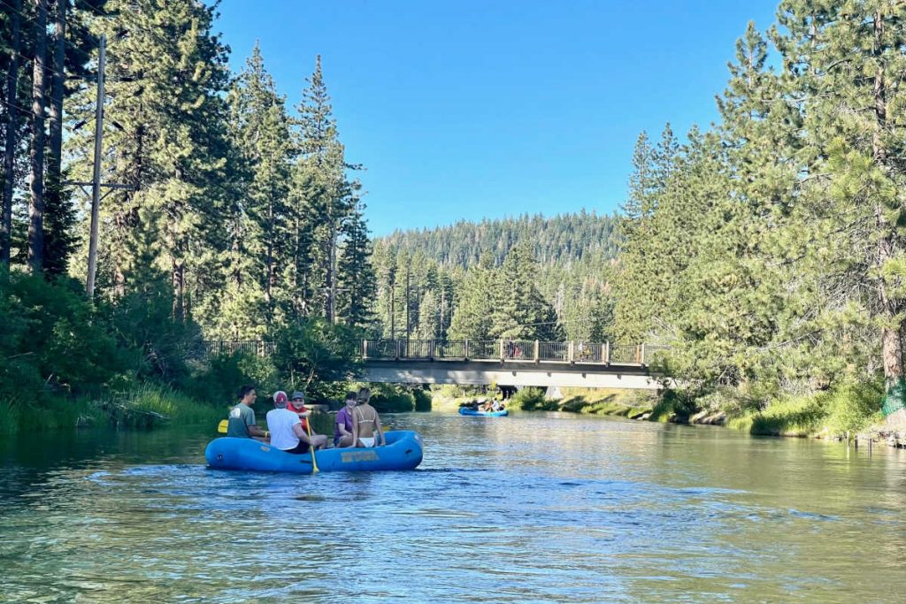 Rafting Truckee River Lake Tahoe Family Vacation