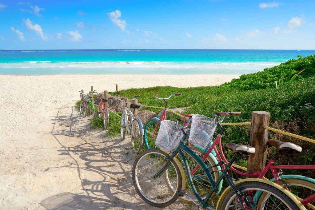 Things to do on a couples trip to Tulum rent bikes