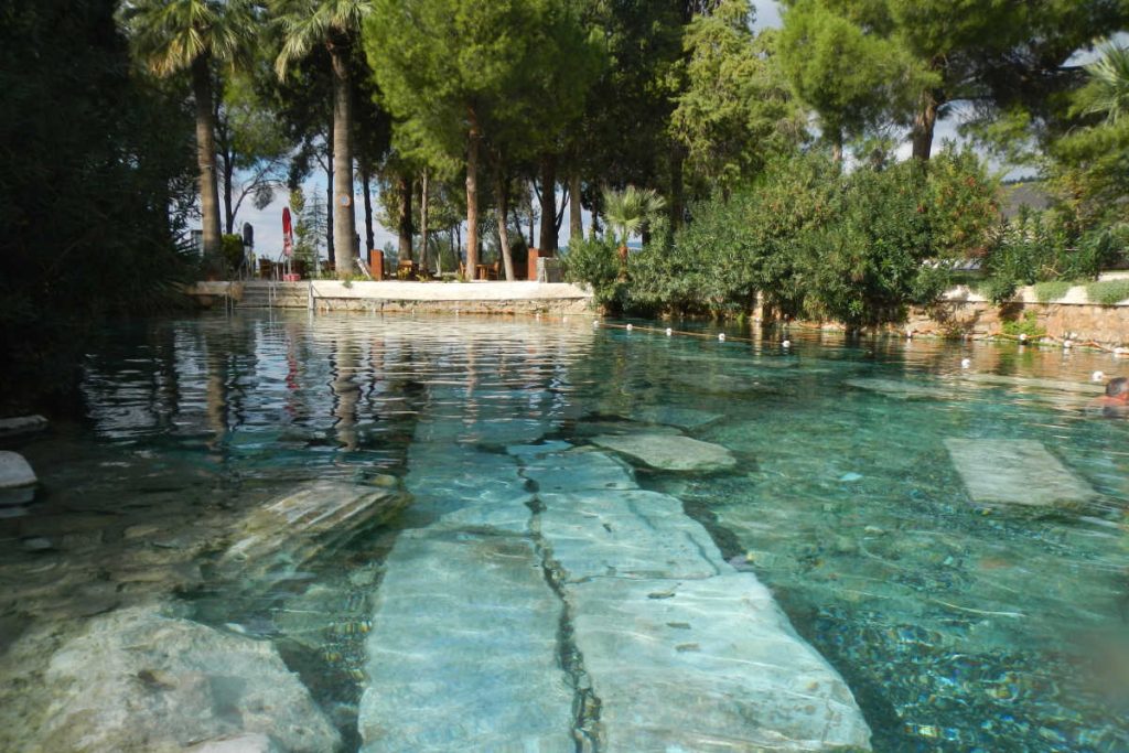 Pamukkale thermal baths Turkey for couples