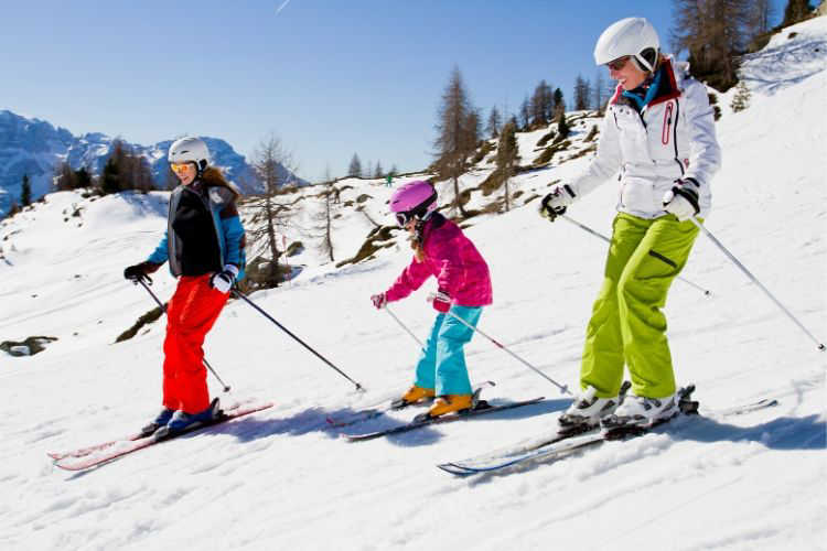 Family ski trip-Multigenerational Vacations