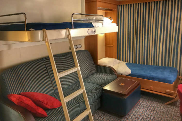 Disney Cruise Ship room-Multigenerational Vacations