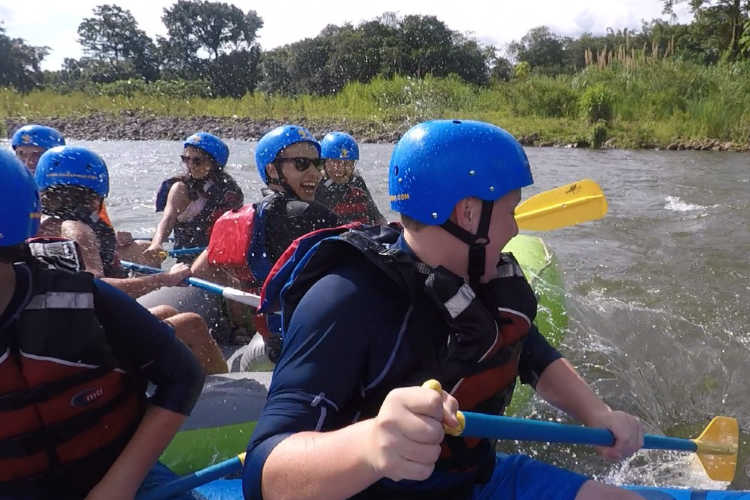 White Water Rafting Sarapiqui Costa Rica-Multigenerational Vacations