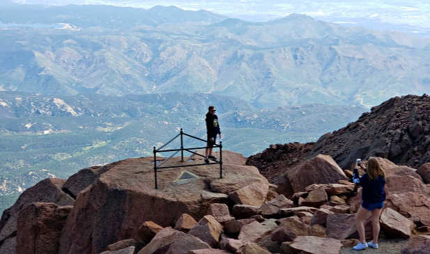 pikes peak summit teen grandkids