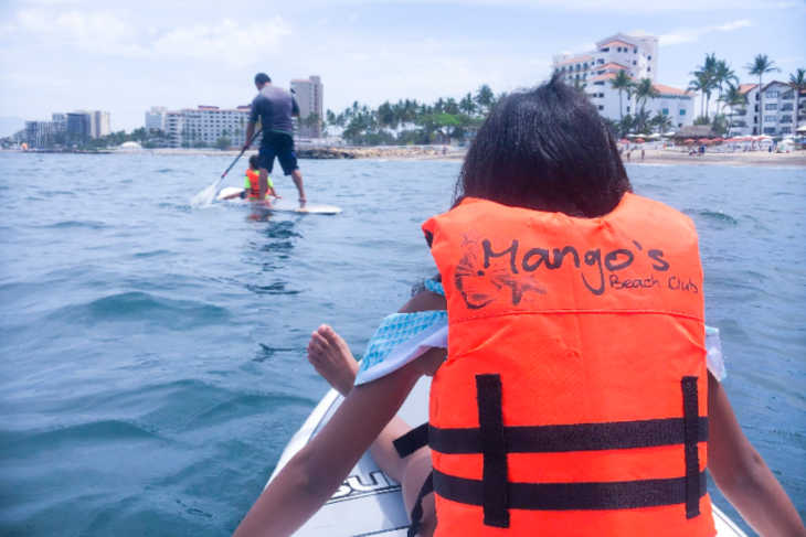 Paddle boarding in Puerto Vallarta-Multignerational Vacations