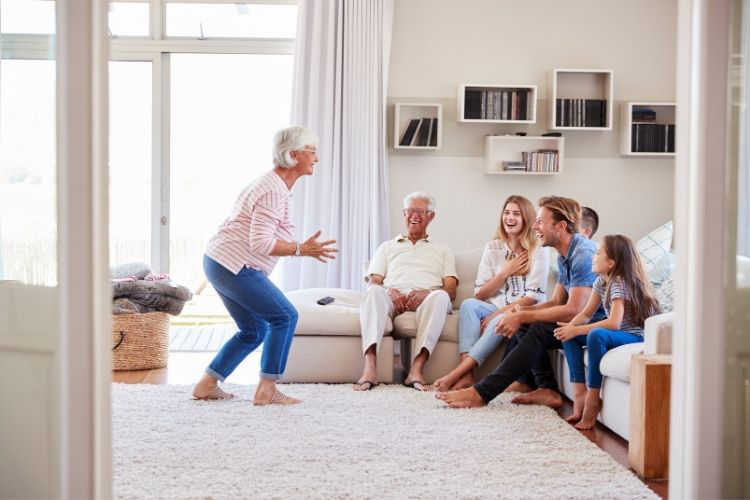 Charades family reunion games-Multigenerational Vacations