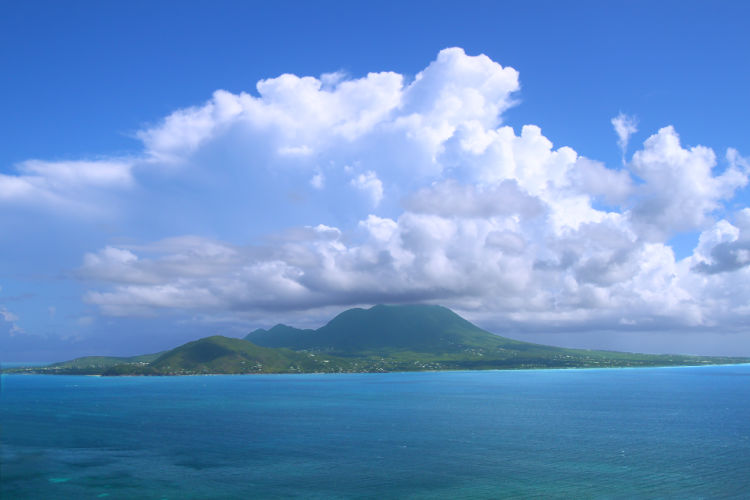 Caribbean island of Nevis