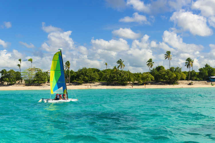 Sailing in St Kitts