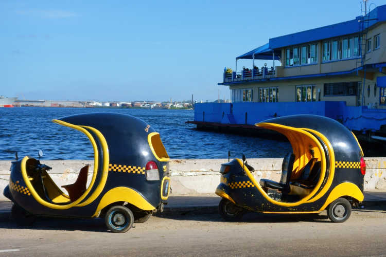 Coco Taxis in Havana
