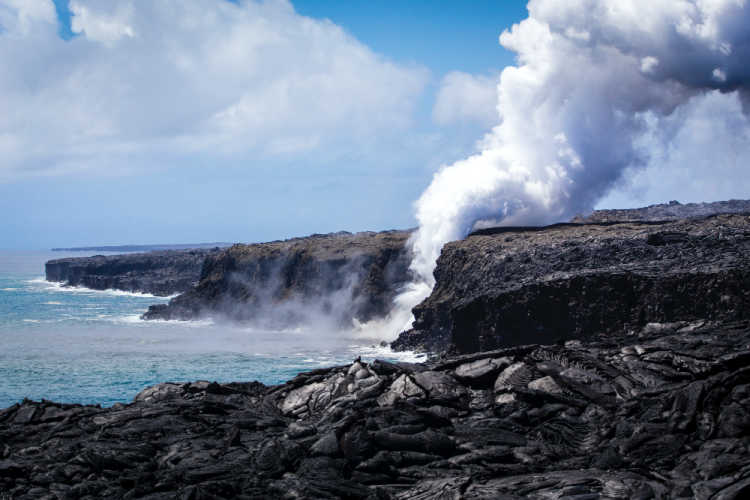 Hawaii Volcanoes Ocean