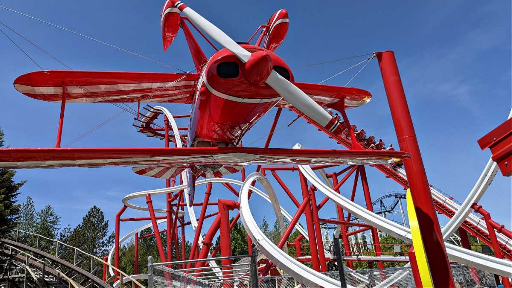 Silverwoods New Roller Coaster Stunt Pilot