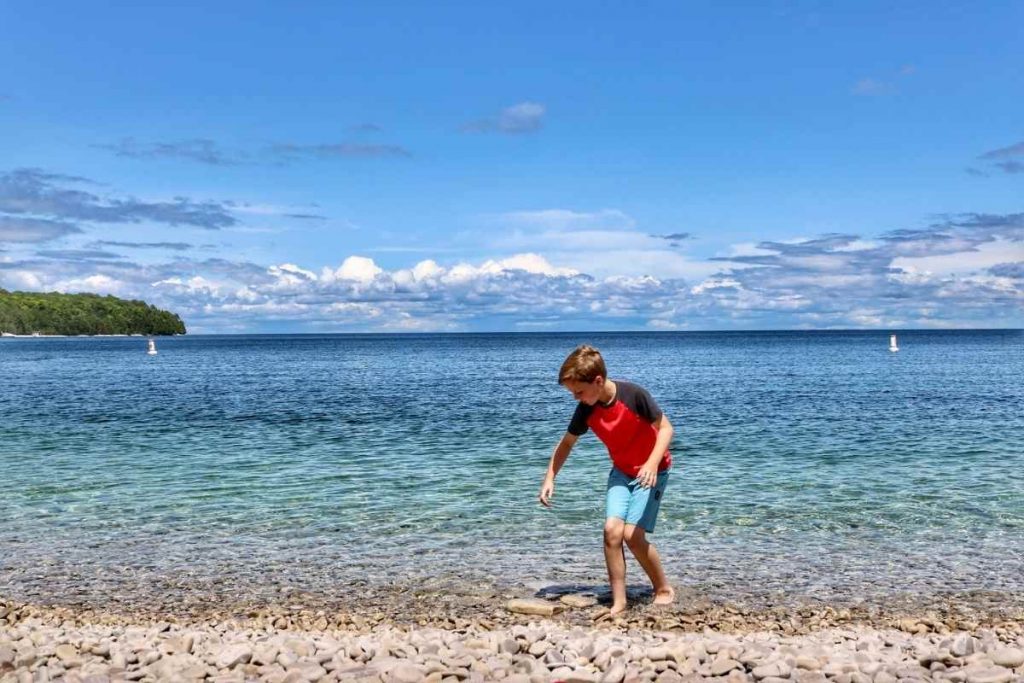 Door County Wisconsin Schoolhouse beach Washington Island