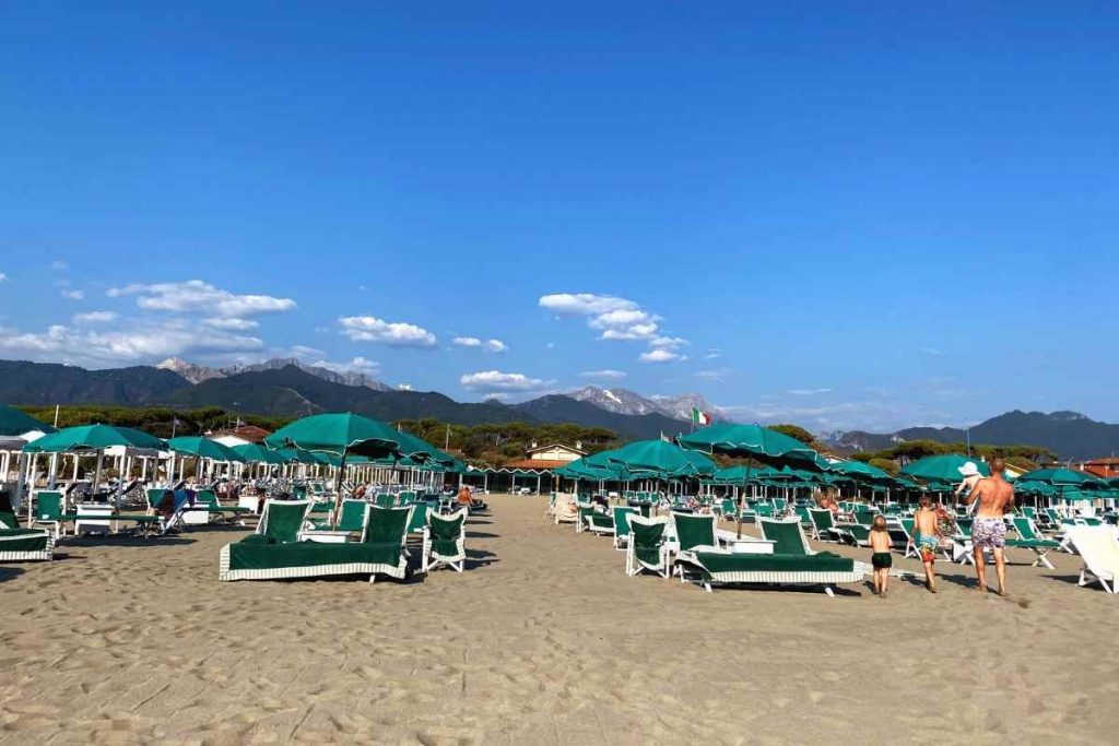 Forte dei Marmi Italy beach