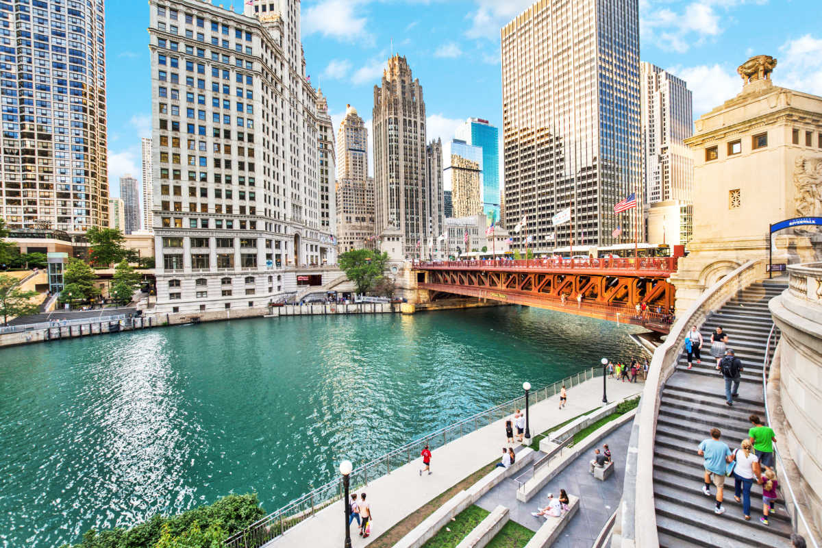 Chicago River walk