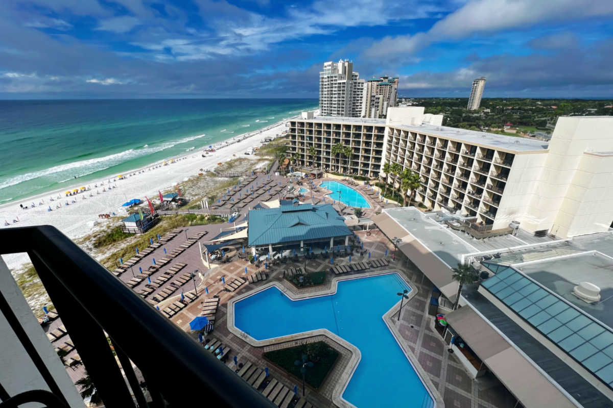 View from Emerald Tower suite balcony