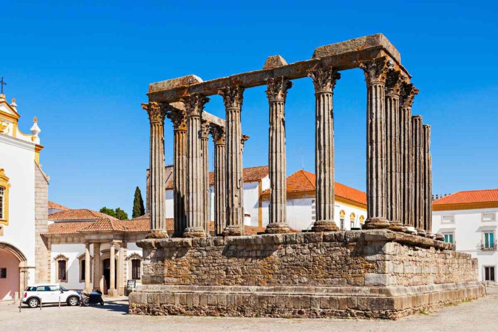 Evora Portugal roman ruins