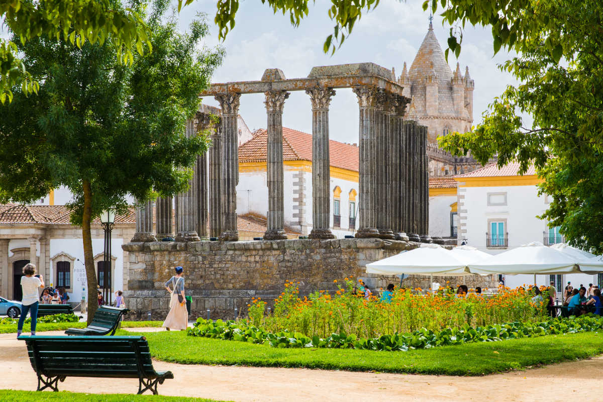 Evora Portugal temple of Diana