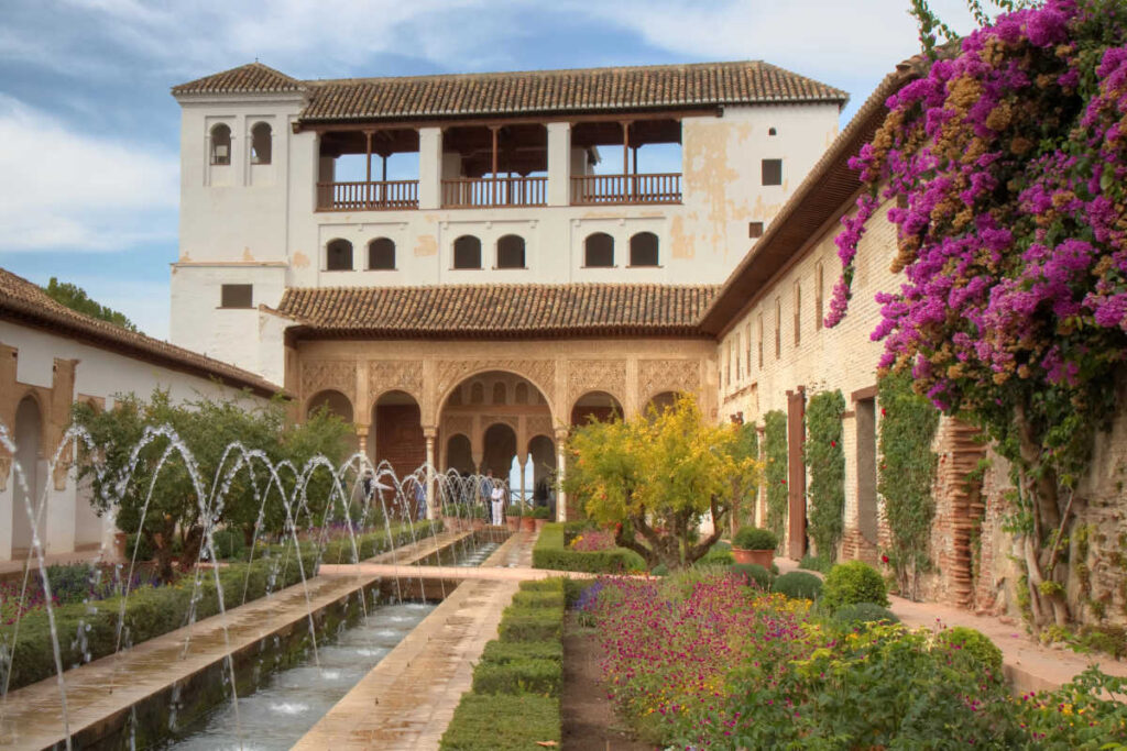 Alhambra Granada Spain courtyard