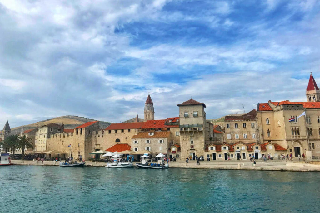 Trogir view of waterfront