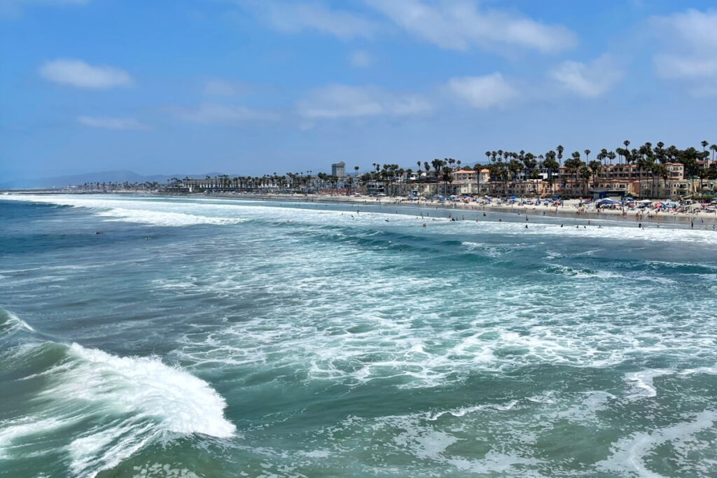 View of Oceanside Beach San Diego-Kirsten Maxwell