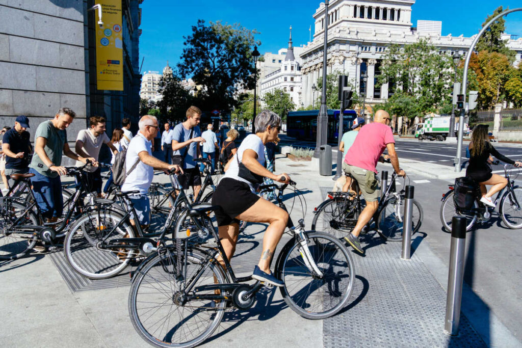 Madrid cycling tour