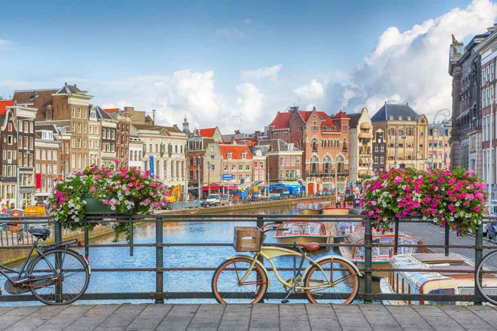 Amsterdam bicycle canal