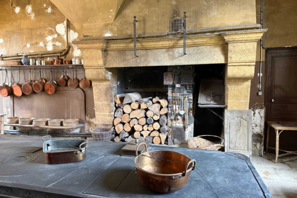 Chateau Commarin kitchen